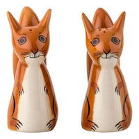 Handmade Ceramic Squirrel Salt and Pepper Shakers - My SensibiliTeas - from Hannah Turner LTD