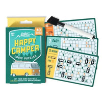Happy Camper Logic Puzzles - My SensibiliTeas - puzzle from Professor Puzzle USA, Inc.
