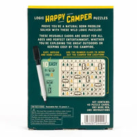 Happy Camper Logic Puzzles - My SensibiliTeas - puzzle from Professor Puzzle USA, Inc.