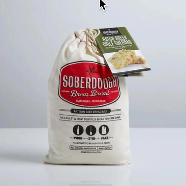 Hatch Green Chile Cheddar Soberdough - My SensibiliTeas - beer bread from soberdough