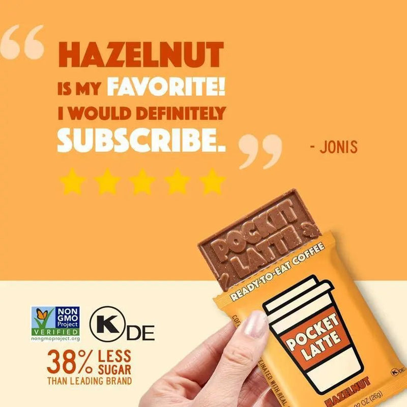 Hazelnut Coffee Chocolate Bar - My SensibiliTeas - coffee chocolate from Pocket Chocolates