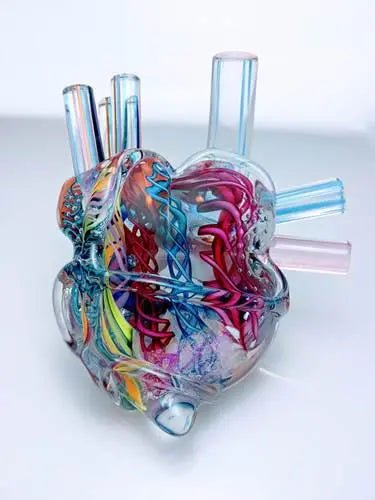 Heart of Glass - My SensibiliTeas - hand blown glass from Tropical Iceberg Glass