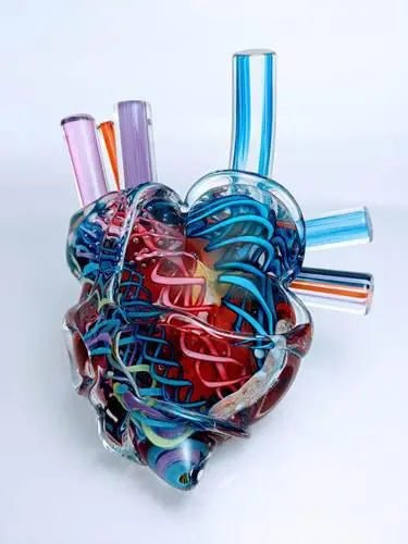 Heart of Glass - My SensibiliTeas - hand blown glass from Tropical Iceberg Glass