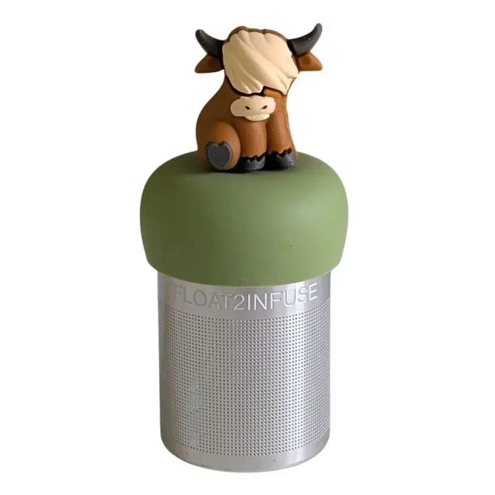 Highland Cow Floating Tea Steeper - My SensibiliTeas - tea infuser from Float2Infuse