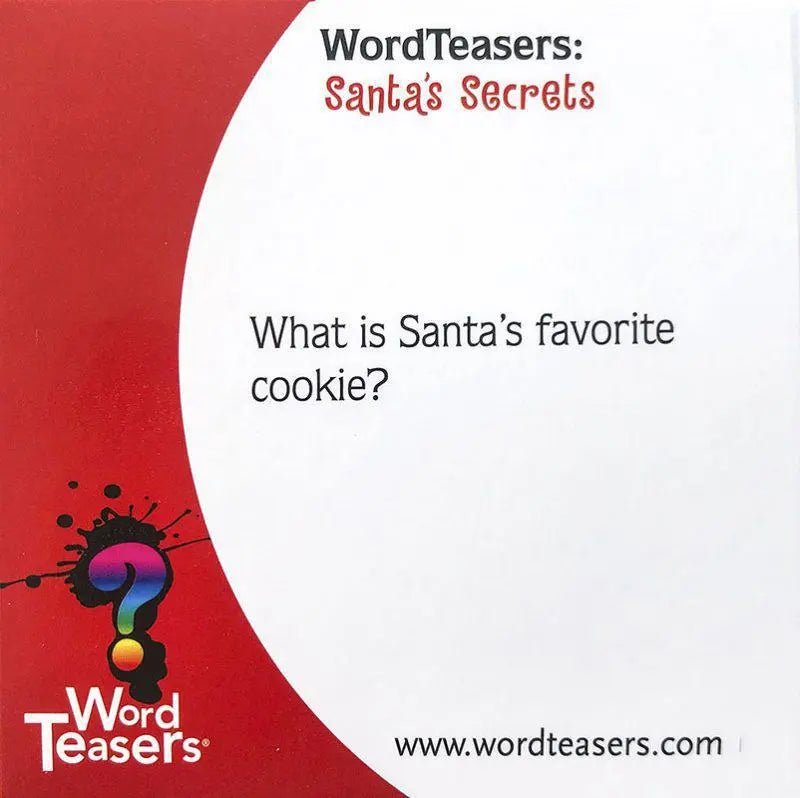Holiday Santa's Secrets - Medium Deck - My SensibiliTeas - Holiday Trivia from Word Teasers