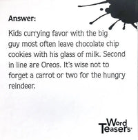 Holiday Santa's Secrets - Medium Deck - My SensibiliTeas - Holiday Trivia from Word Teasers