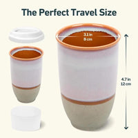 Horizon 12 oz Ceramic Travel Mug - My SensibiliTeas - travel mugs from Nova Ceramics Travel Mugs