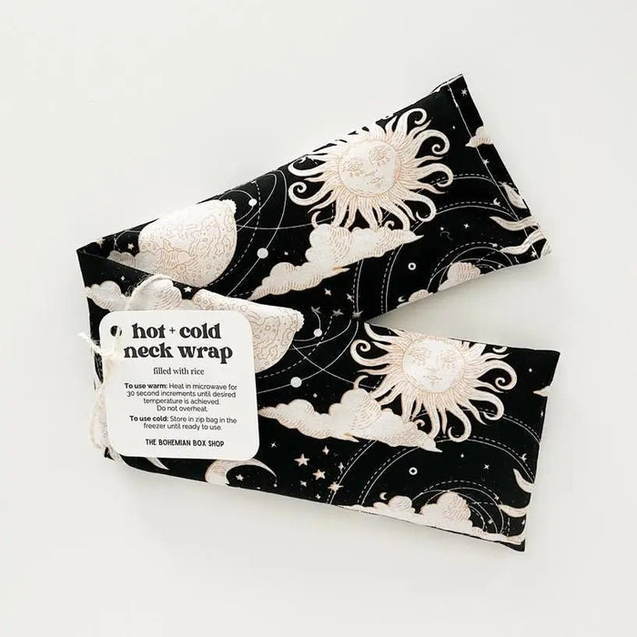 Hot & Cold Therapy Neck Wrap - Written in the Stars - My SensibiliTeas - rice hot cold therapy from Bohemian Box Shop
