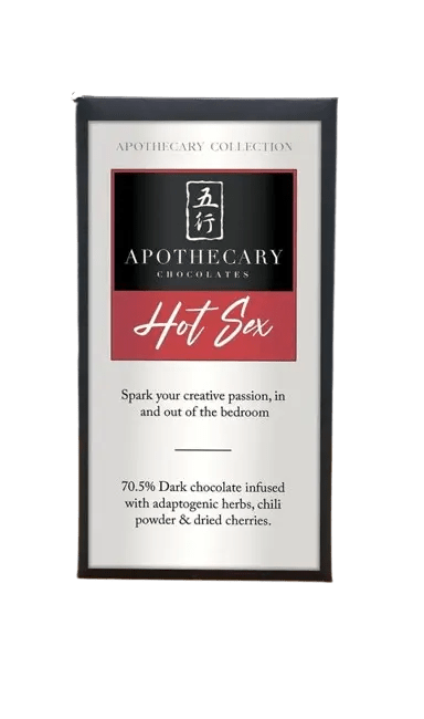 Hot Sex Chocolate Bar - My SensibiliTeas - artisan chocolate from Apothecary Chocolates