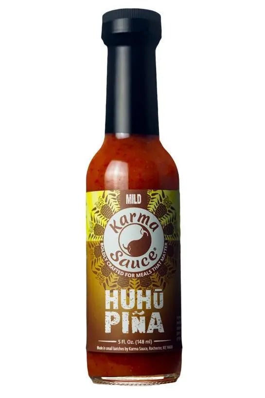Huhū Piña - My SensibiliTeas - mild hot sauce from Karma Sauce