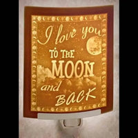 I love you to the Moon and Back Nightlight - My SensibiliTeas - nightlight's from The Porcelain Garden