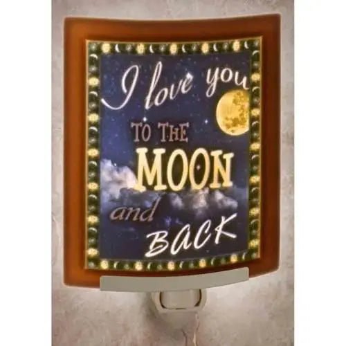 I love you to the Moon and Back Nightlight - My SensibiliTeas - nightlight's from The Porcelain Garden
