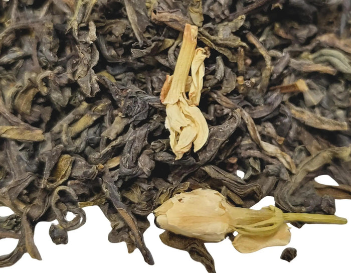 Jasmine Green with Flowers - My SensibiliTeas - floral green tea from SensibiliTeas