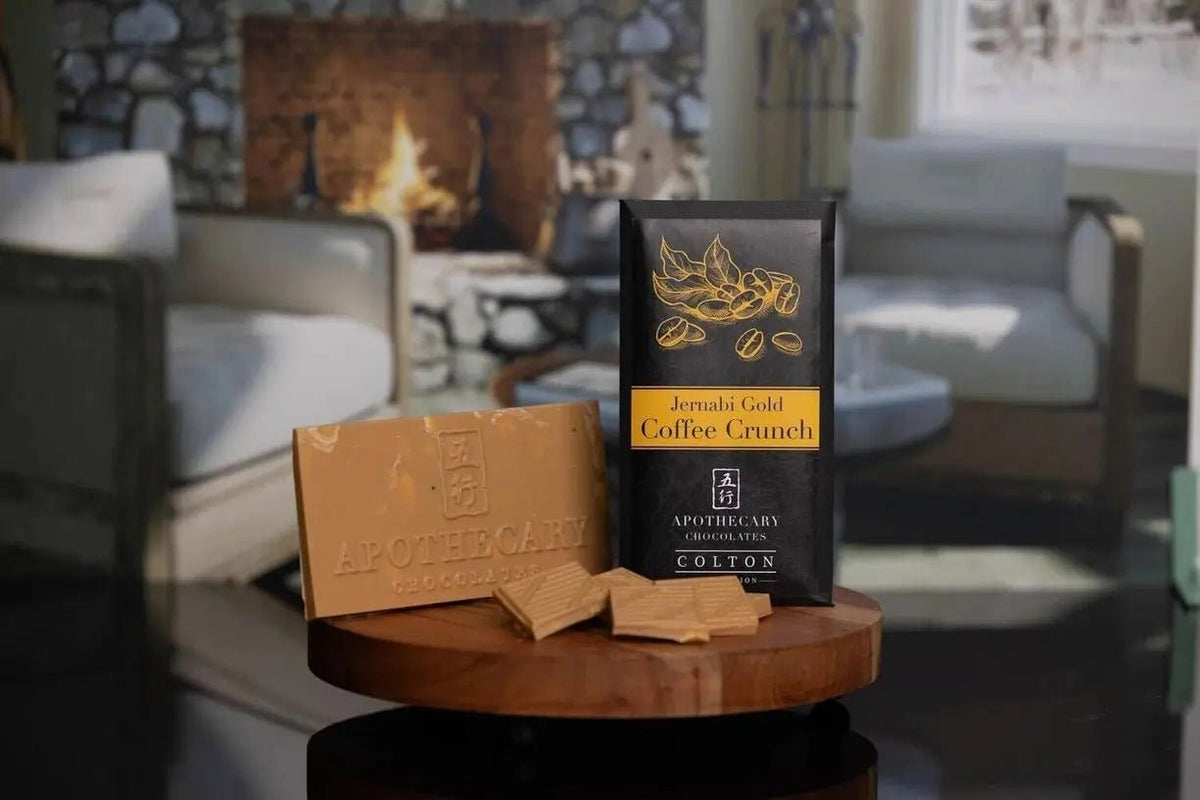 Jernabi Gold Coffee Crunch Bar - My SensibiliTeas - coffee chocolate from Apothecary Chocolates
