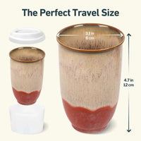 Jupiter 12 oz Ceramic Travel Mug - My SensibiliTeas - travel mugs from Nova Ceramics Travel Mugs