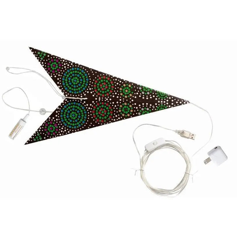 Kaleidoscope Star Lantern - 7 Point, 23 inch - My SensibiliTeas - star lantern from Artschatz