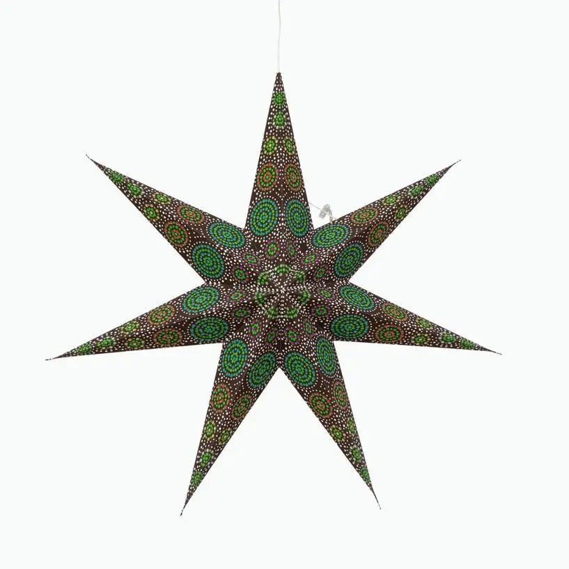 Kaleidoscope Star Lantern - 7 Point, 23 inch - My SensibiliTeas - star lantern from Artschatz