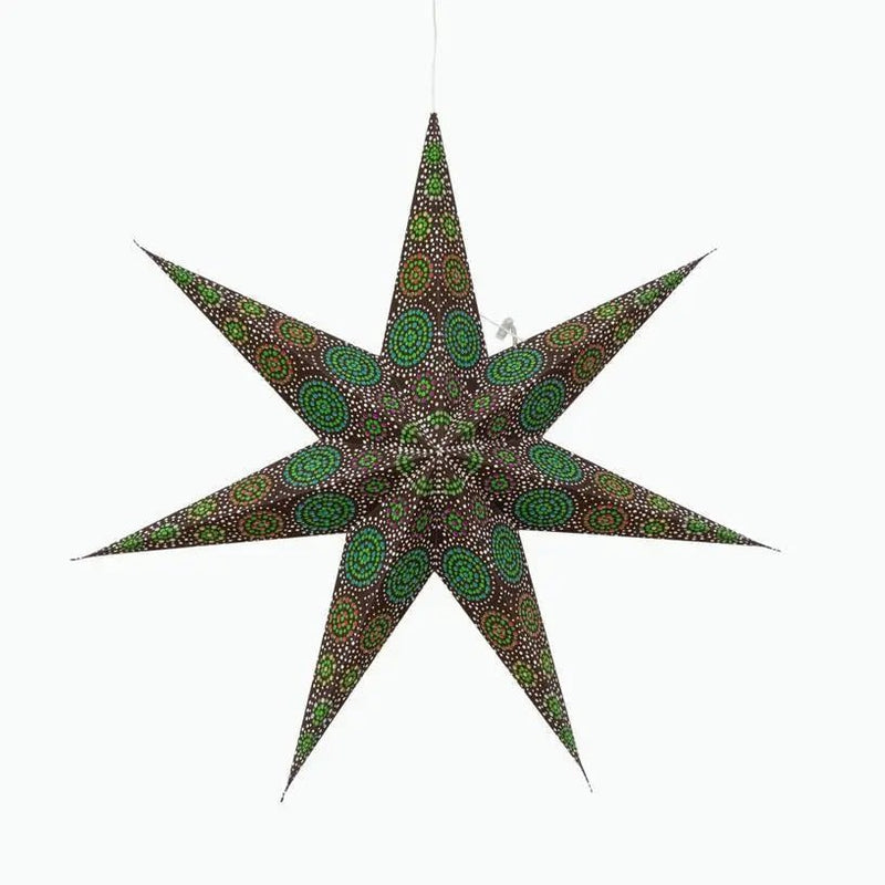 Kaleidoscope Star Lantern - 7 Point, 23 inch - My SensibiliTeas - star lantern from Artschatz