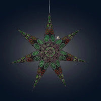 Kaleidoscope Star Lantern - 7 Point, 23 inch - My SensibiliTeas - star lantern from Artschatz