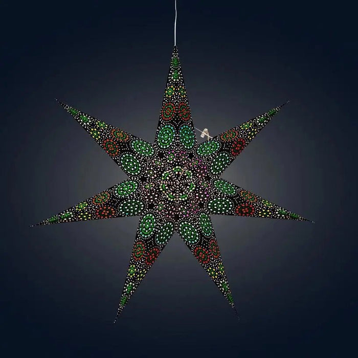 Kaleidoscope Star Lantern - 7 Point, 23 inch - My SensibiliTeas - star lantern from Artschatz