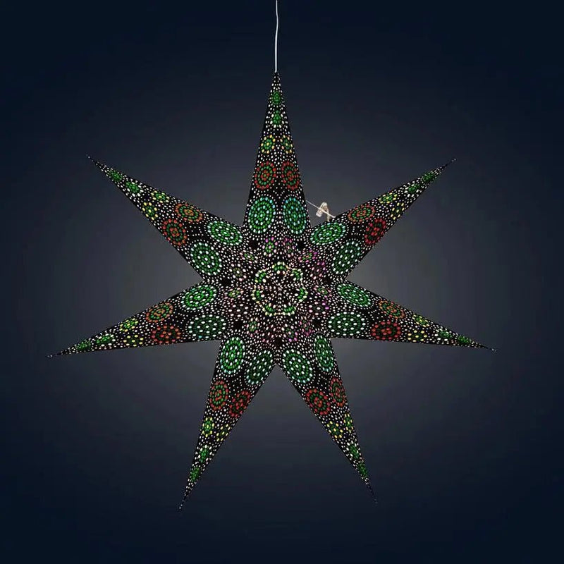 Kaleidoscope Star Lantern - 7 Point, 23 inch - My SensibiliTeas - star lantern from Artschatz