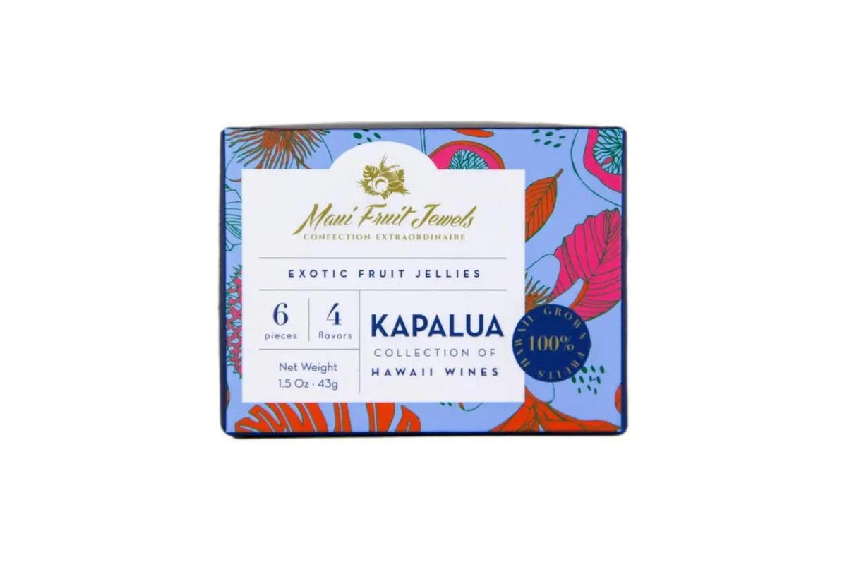 Kapalua Fruit Jellies (Wine) - 6 Pieces - My SensibiliTeas - wine jellies from Maui Fruit Jewels