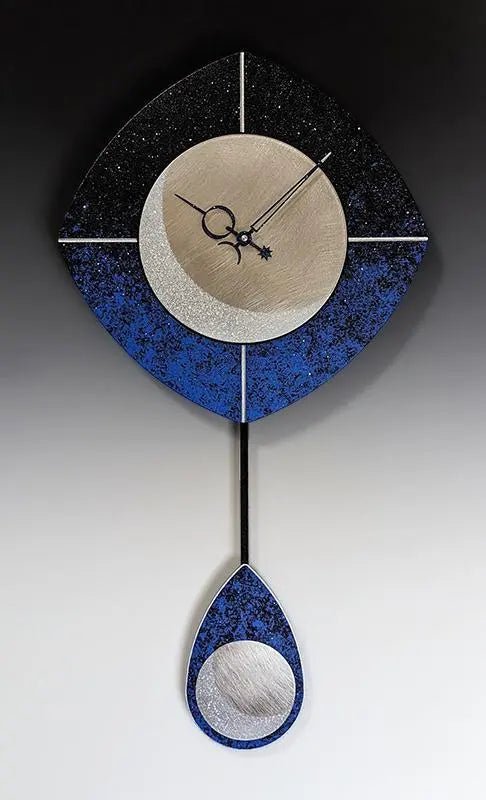 L - Drop Moon Clock - My SensibiliTeas - artisan pendulum clock from Leonie Lacouette