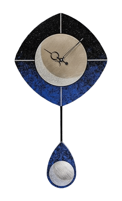 L - Drop Moon Clock - My SensibiliTeas - artisan pendulum clock from Leonie Lacouette