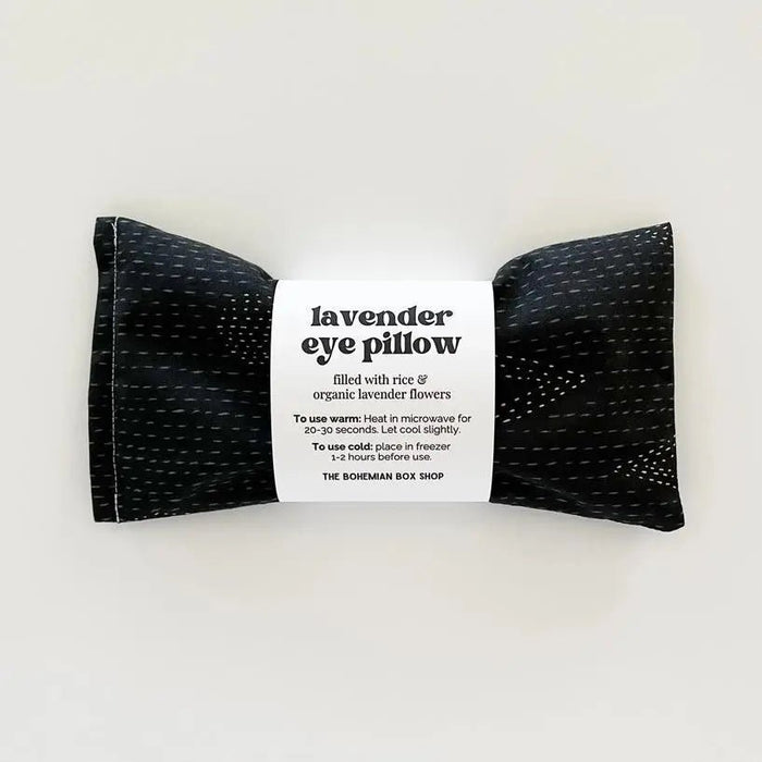 Lavender Eye Pillow - Charcoal - My SensibiliTeas - lavender eye pillow from The Bohemian Box Shop