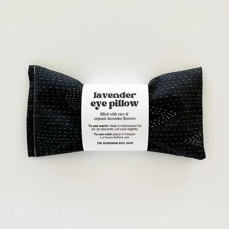 Lavender Eye Pillow - Charcoal - My SensibiliTeas - lavender eye pillow from The Bohemian Box Shop
