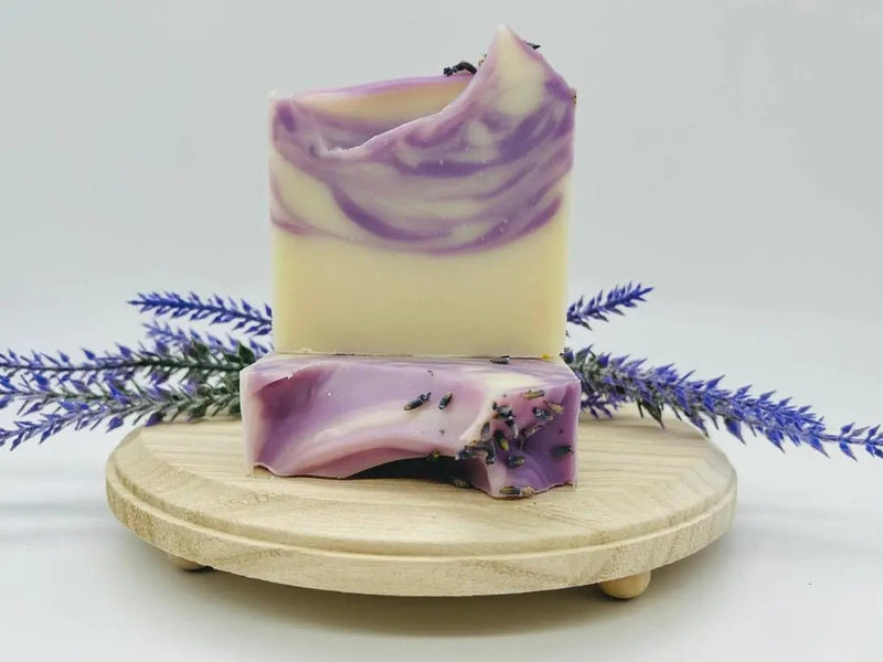 Lavender Handmade Soap Bar VEGAN COLD PROCESS - My SensibiliTeas - bar soap from Saratoga Natural Body Care LLC