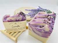 Lavender Handmade Soap Bar VEGAN COLD PROCESS - My SensibiliTeas - bar soap from Saratoga Natural Body Care LLC