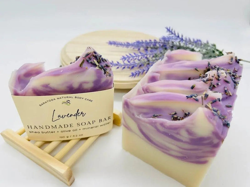 Lavender Handmade Soap Bar VEGAN COLD PROCESS - My SensibiliTeas - bar soap from Saratoga Natural Body Care LLC