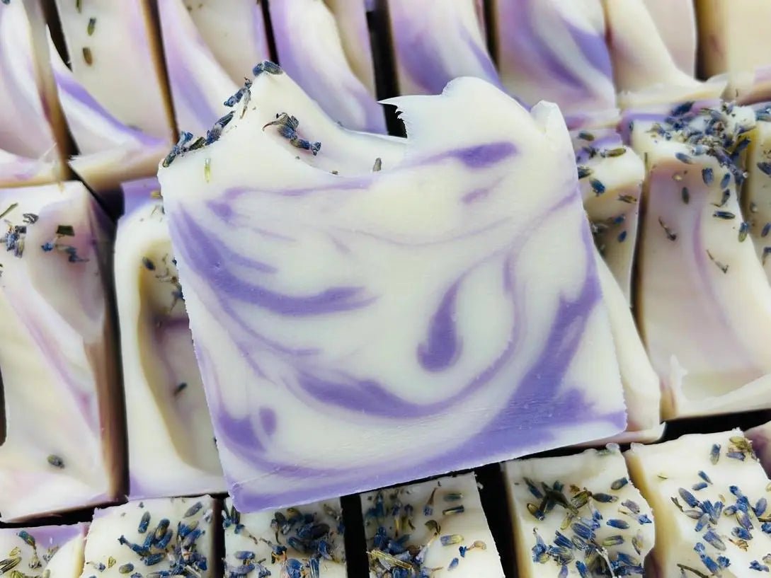 Lavender Handmade Soap Bar VEGAN COLD PROCESS - My SensibiliTeas - bar soap from Saratoga Natural Body Care LLC