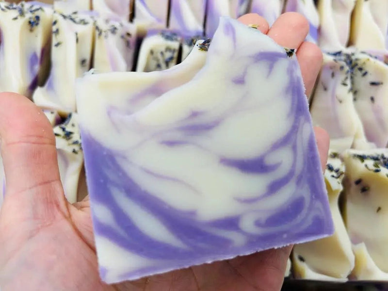 Lavender Handmade Soap Bar VEGAN COLD PROCESS - My SensibiliTeas - bar soap from Saratoga Natural Body Care LLC
