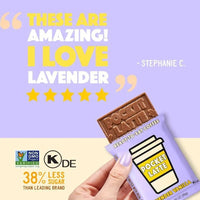 Lavender Vanilla Coffee Chocolate Bar - My SensibiliTeas - coffee chocolate from Pocket Chocolates