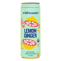 Lemon Ginger Sparkling Antioxidant Drink - My SensibiliTeas - herbal beverage from wildwonder