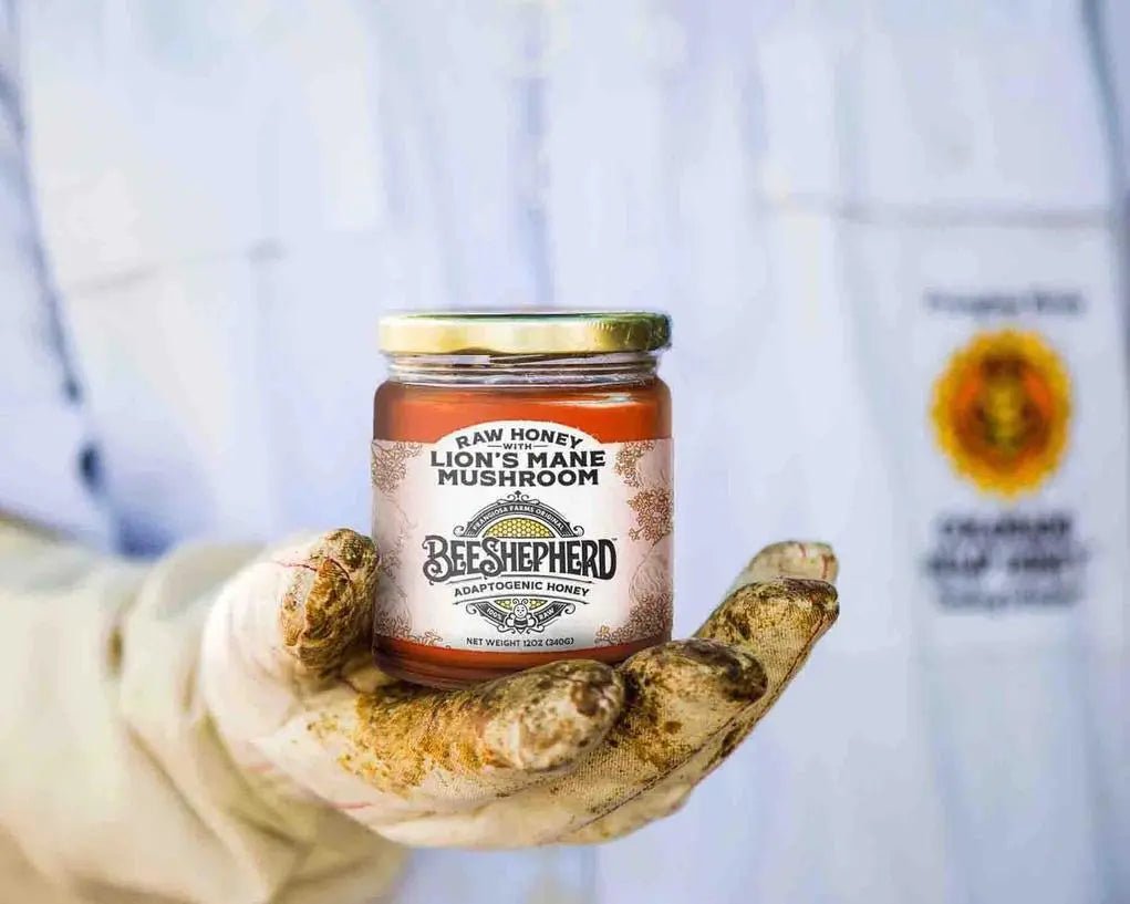 Lion's Mane Mushroom Honey - My SensibiliTeas - adaptogen Honey from Frangiosa Farms