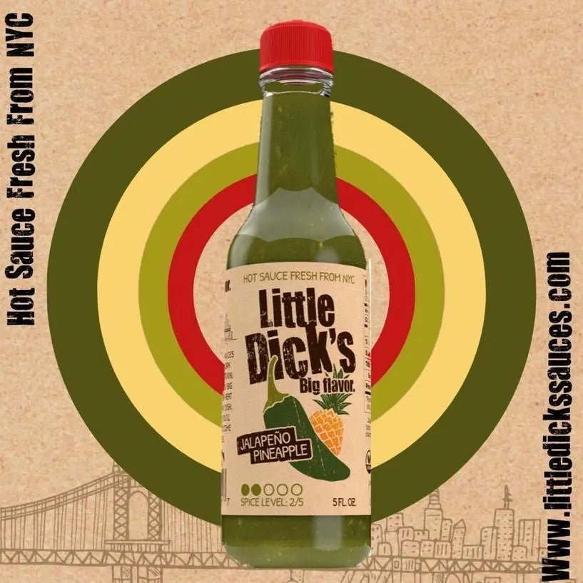 Little Dick's Jalapeño Pineapple Hot Sauce - My SensibiliTeas - spicy sweet hot sauce from Little Dick's