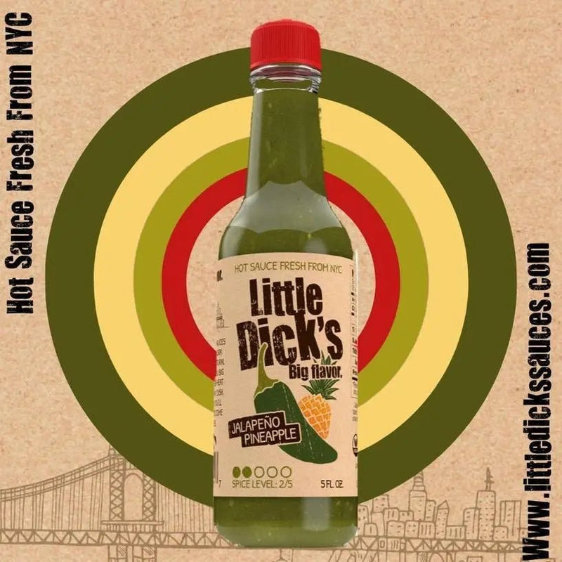Little Dick's Jalapeño Pineapple Hot Sauce - My SensibiliTeas - spicy sweet hot sauce from Little Dick's