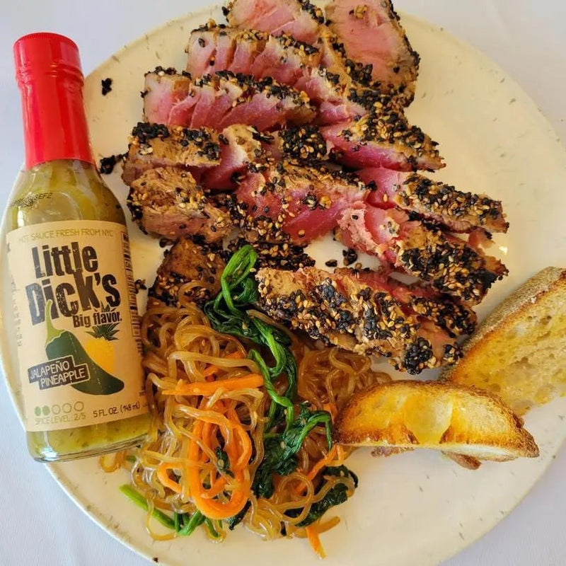 Little Dick's Jalapeño Pineapple Hot Sauce - My SensibiliTeas - spicy sweet hot sauce from Little Dick's