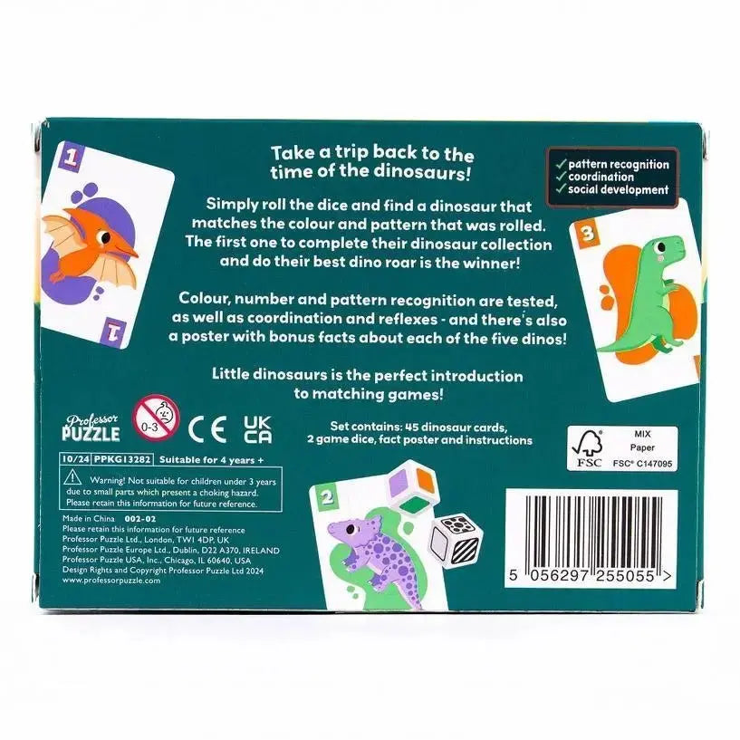 Little Dinosaurs - My SensibiliTeas - children's game from Professor Puzzle USA, Inc.
