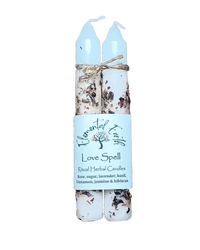 Love Spell Herbal Intention Candles - My SensibiliTeas - intention candels from Elemental Earth Shop