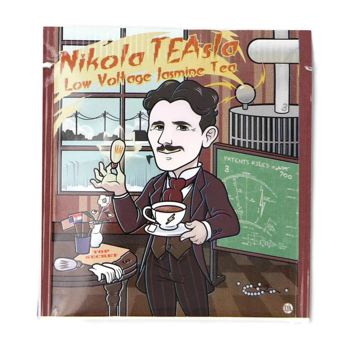 Low Voltage Nikola TEAsla Sticker or Magnet - My SensibiliTeas - sticker from The TeaBook