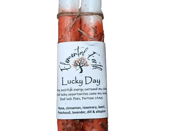 Lucky Day Herbal Intention Candles - My SensibiliTeas - intention candels from Elemental Earth Shop