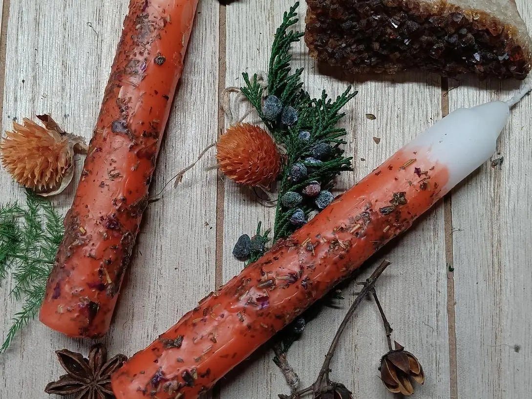 Lucky Day Herbal Intention Candles - My SensibiliTeas - intention candels from Elemental Earth Shop