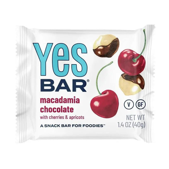 Macadamia Cherry Chocolate Yes Bar - My SensibiliTeas - snack bar from Yes Bar