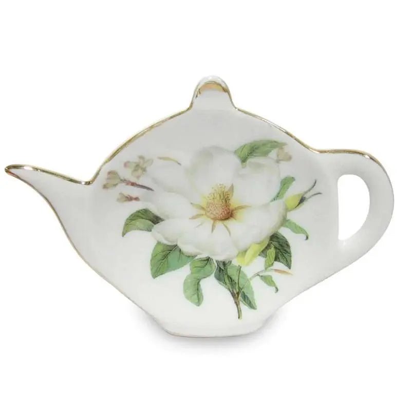 Magnolia Teabag Holder - My SensibiliTeas - tea bag holder from Grace Teaware