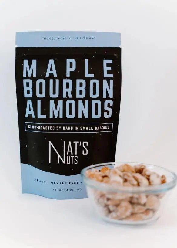 Maple Bourbon Almonds - My SensibiliTeas - Coated Almonds from Nat's Nuts