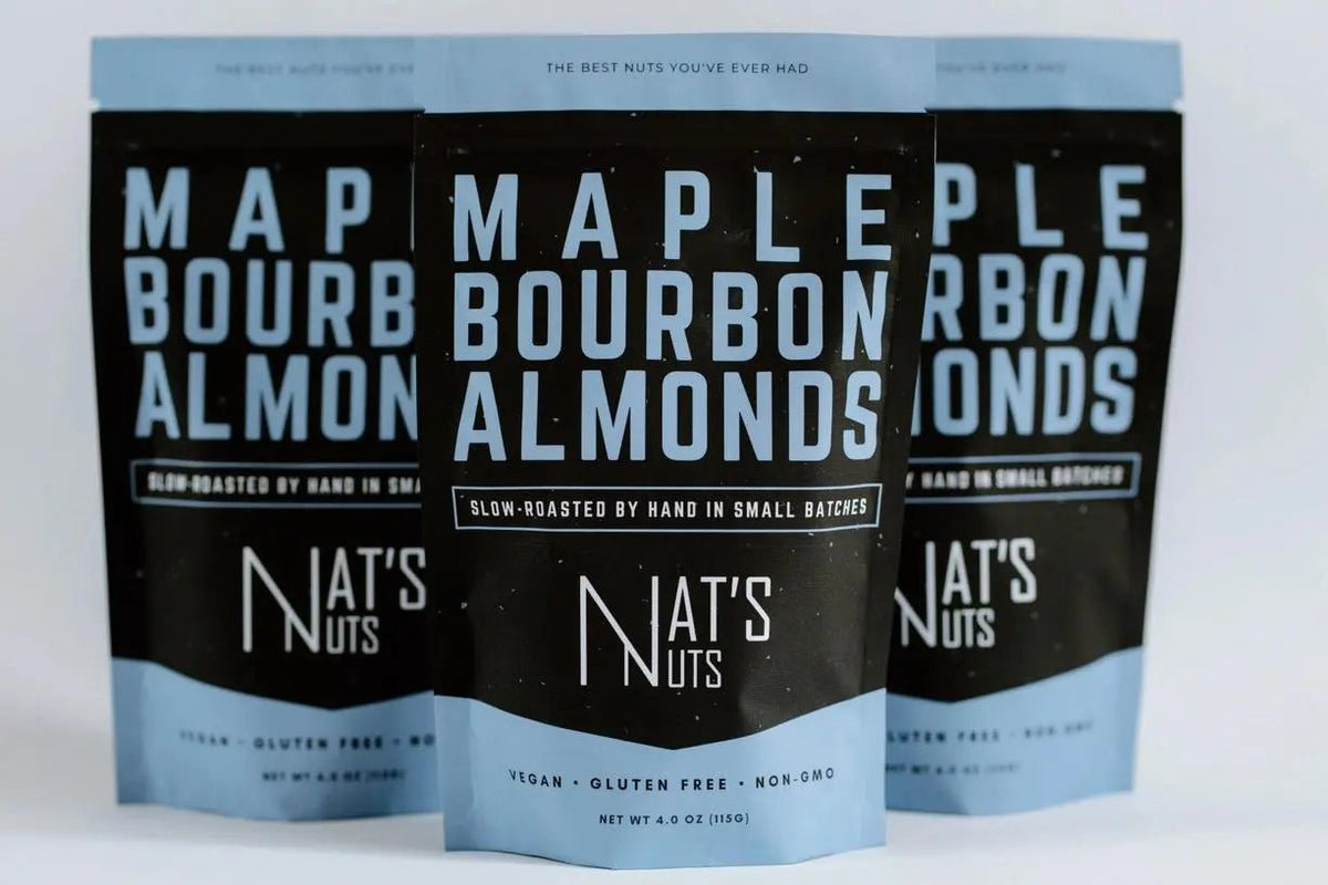 Maple Bourbon Almonds - My SensibiliTeas - Coated Almonds from Nat's Nuts